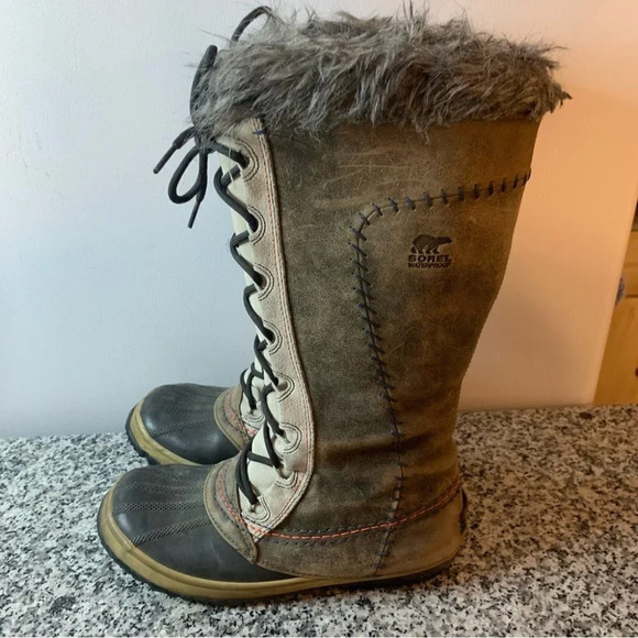 Sorel Cate The Great Tall Winter Boots 7.5 - Picture 8 of 9